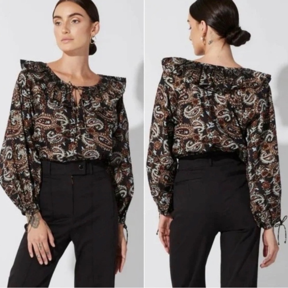 Cleobella Jillian Blouse Paisley